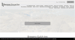 Desktop Screenshot of brewerygulchinn.com